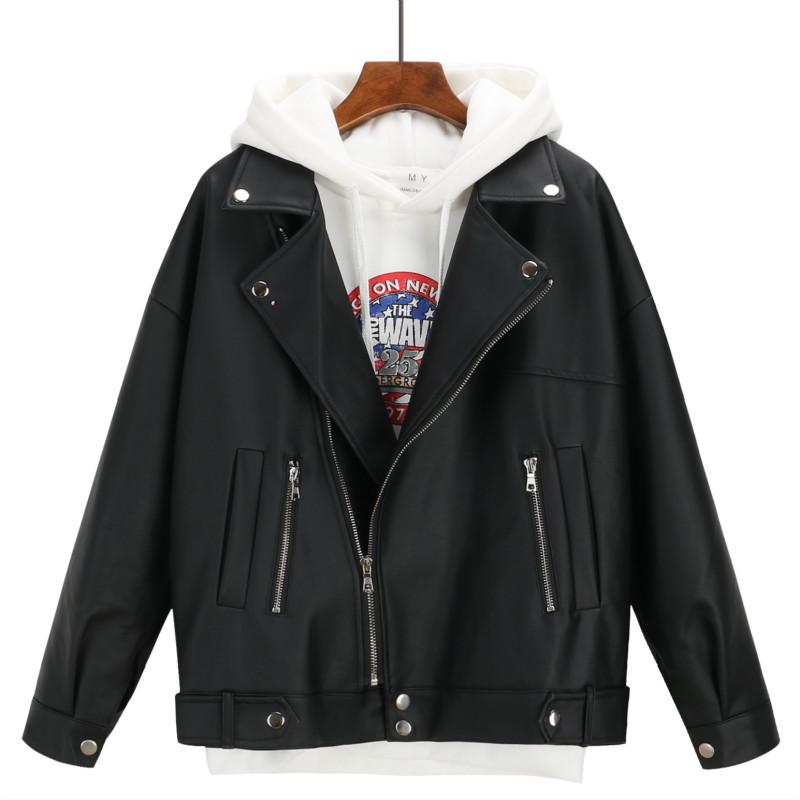 Women s European Style Leather Jacket - Short, Loose Fit for Spring and Autumn 2026, BF Korean Motorcycle Design. Medium
Women s European Style Leather Jacket - Short, Loose Fit for Spring and Autumn 2026, BF Korean Motorcycle Design. Medium