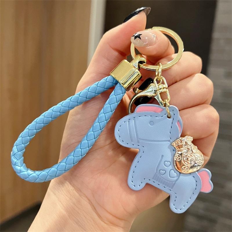 New Year s Ideal Gift: Women s Cartoon Zodiac Horse Leather Keychain, Fun Animal Bag Pendant, Innovative Key Holder Design синій
New Year s Ideal Gift: Women s Cartoon Zodiac Horse Leather Keychain, Fun Animal Bag Pendant, Innovative Key Holder Design синій