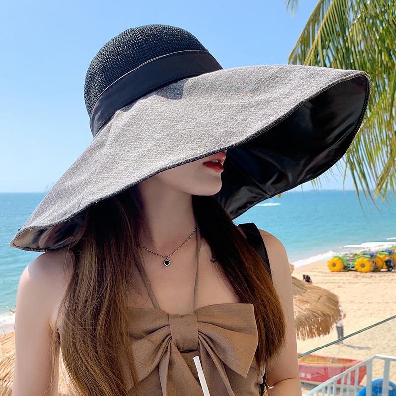 Long eaves colored glue bucket hat face cover sunscreen hat women s summer UV protection sun hat foldable sun hat One size fits all чёрный
Long eaves colored glue bucket hat face cover sunscreen hat women s summer UV protection sun hat foldable sun hat One size fits all чёрный
