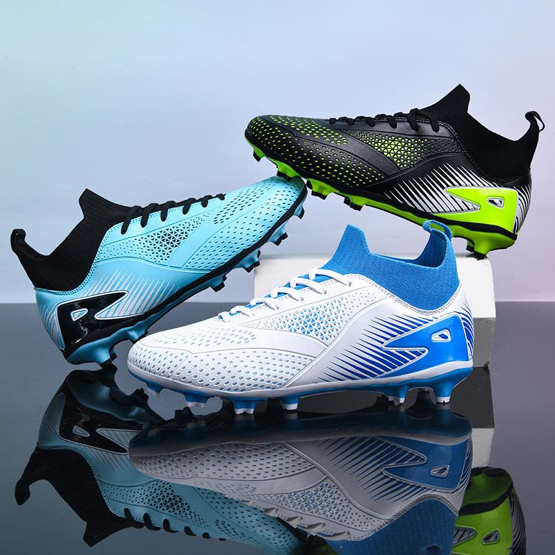 European Cup autumn new high-top football shoes couple student long nails broken nails grass game training shoes 32
European Cup autumn new high-top football shoes couple student long nails broken nails grass game training shoes 32