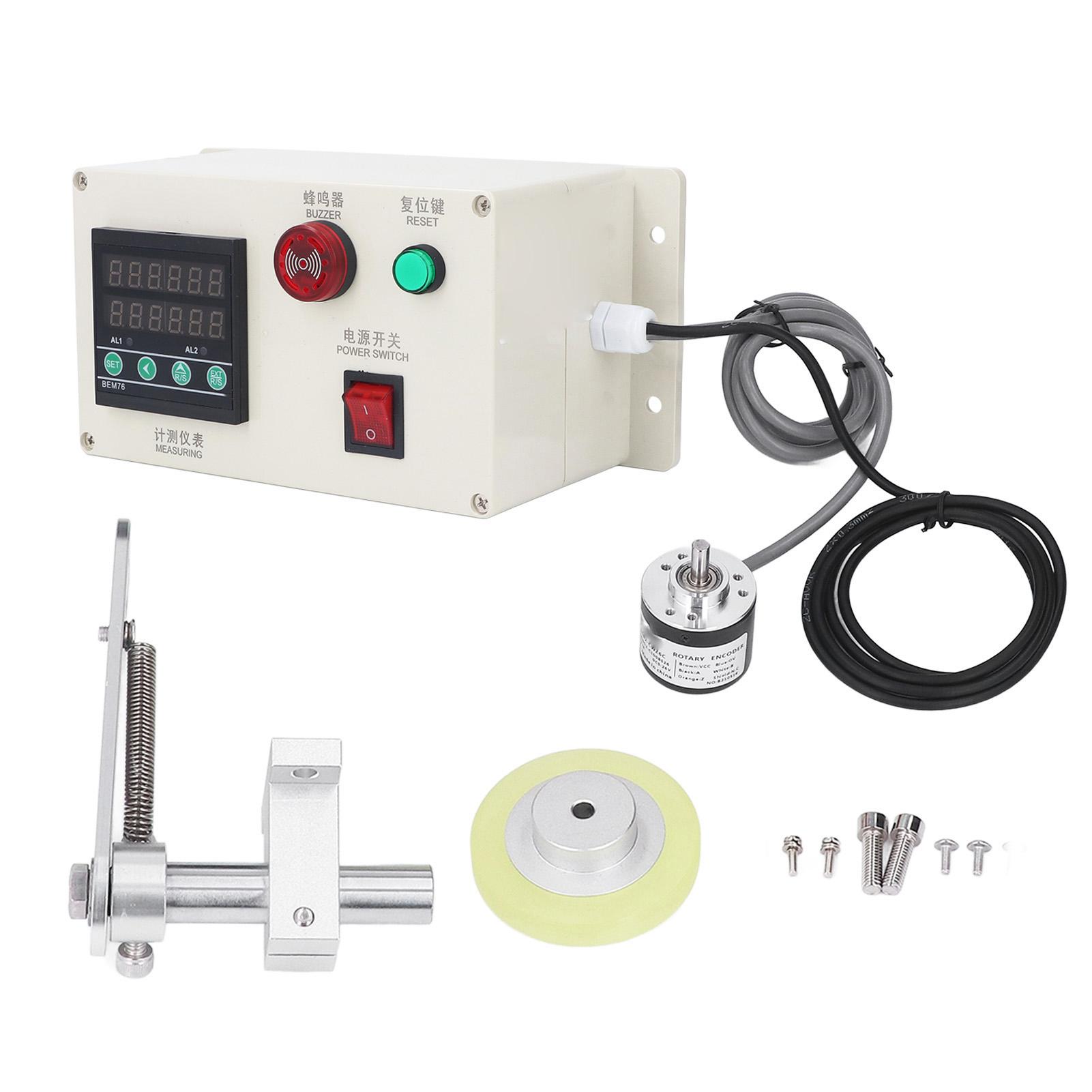 Digital Length Counter Roller Wheel Meter Digital Display 6 Digit 1999999 for Cloth
Digital Length Counter Roller Wheel Meter Digital Display 6 Digit 1999999 for Cloth