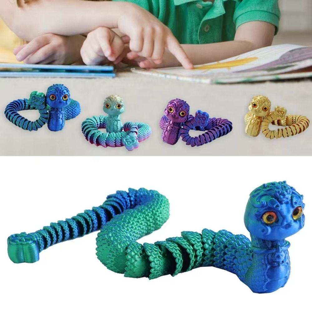Simulated Eye 3D Printed Snake Sparkling 3D Articulated Snake Toys Fish Tank Style 4
Simulated Eye 3D Printed Snake Sparkling 3D Articulated Snake Toys Fish Tank Style 4