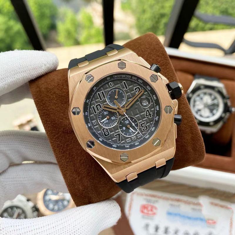 2024 Чоловічий висококласний кварцовий годинник Royal Oak з шістьма стрілками та силіконово-сталевим ремінцем
2024 Чоловічий висококласний кварцовий годинник Royal Oak з шістьма стрілками та силіконово-сталевим ремінцем
