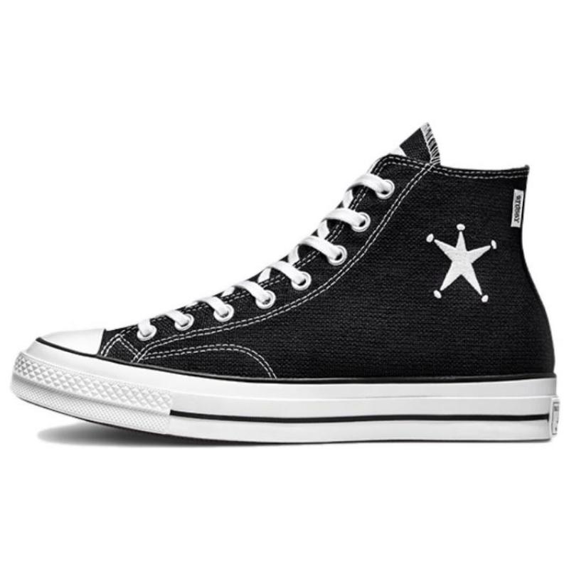 Stussy x Converse Chuck 70s Simple & Comfortable Abrasion Resistant High Top Espadrilles Unisex Black & White 44
Stussy x Converse Chuck 70s Simple & Comfortable Abrasion Resistant High Top Espadrilles Unisex Black & White 44
