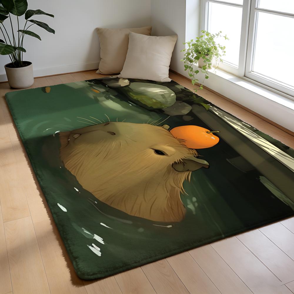 Cute Capybara Floor Mat Soft Flannel Floor Mat Non-Slip Absorbent Rug For Home Bedroom Bathroom 40cm x 60cm
Cute Capybara Floor Mat Soft Flannel Floor Mat Non-Slip Absorbent Rug For Home Bedroom Bathroom 40cm x 60cm