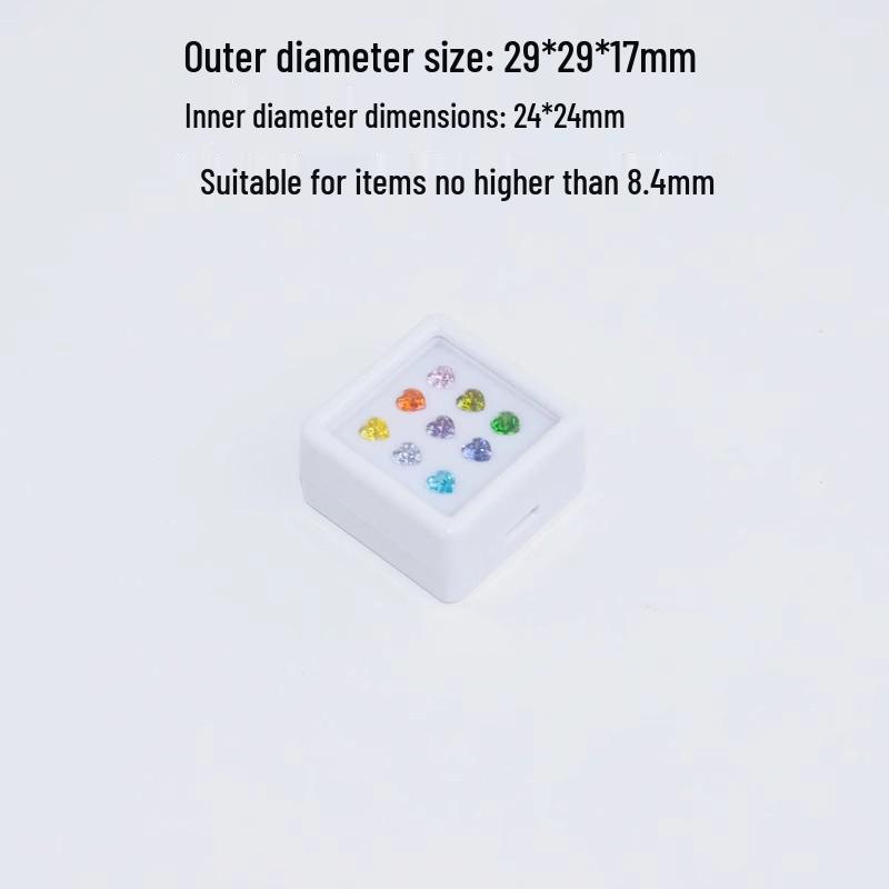 Transparent Glass Lid Gemstone Display Box: Colored Gemstone Storage and Display Prop
Transparent Glass Lid Gemstone Display Box: Colored Gemstone Storage and Display Prop