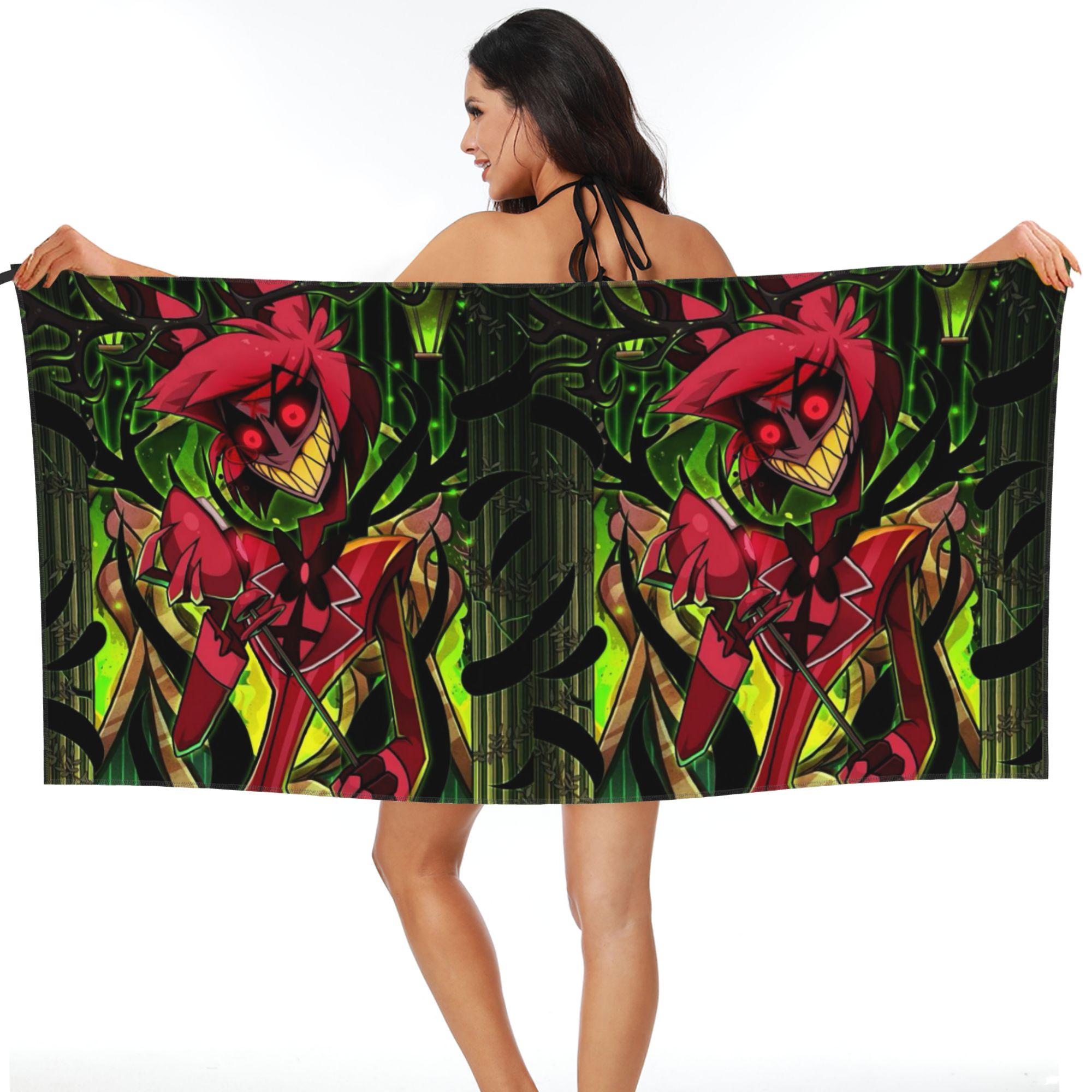 Husk Hazbin Hotel Beach Towel Soft Microfiber Quick Dry Absorbent Quick Towels For Bath W40*H60(CM)
Husk Hazbin Hotel Beach Towel Soft Microfiber Quick Dry Absorbent Quick Towels For Bath W40*H60(CM)