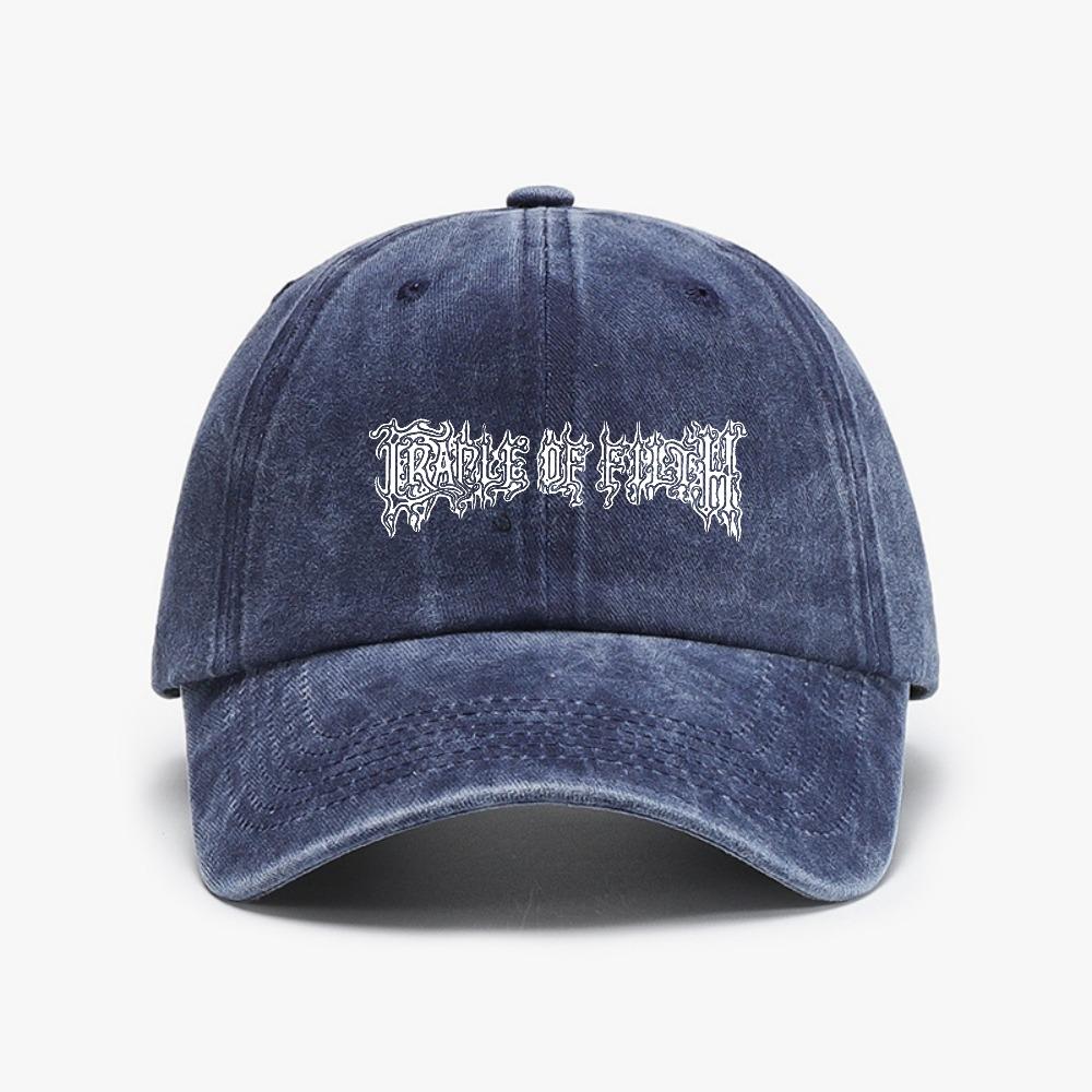 Cradle Of Filth Dusk And Her Embrace Baseball cap Vintage style Washed Soft top denim hat casual adjustable Snapback hats Adjustable
Cradle Of Filth Dusk And Her Embrace Baseball cap Vintage style Washed Soft top denim hat casual adjustable Snapback hats Adjustable