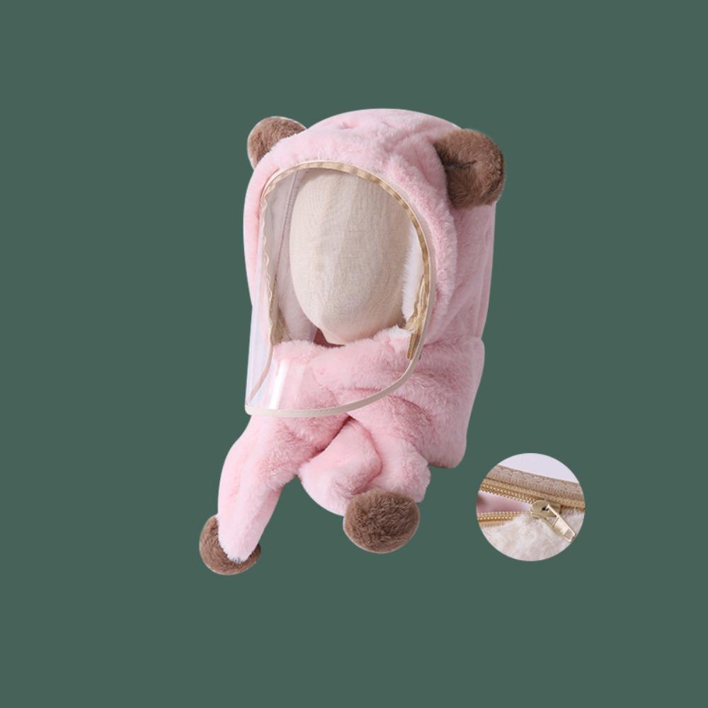 Plush Windproof Hat Thicken One-Piece Faux Fur Kids Hats Cartoon Bear Warm Neck Ear Cap розовый
Plush Windproof Hat Thicken One-Piece Faux Fur Kids Hats Cartoon Bear Warm Neck Ear Cap розовый