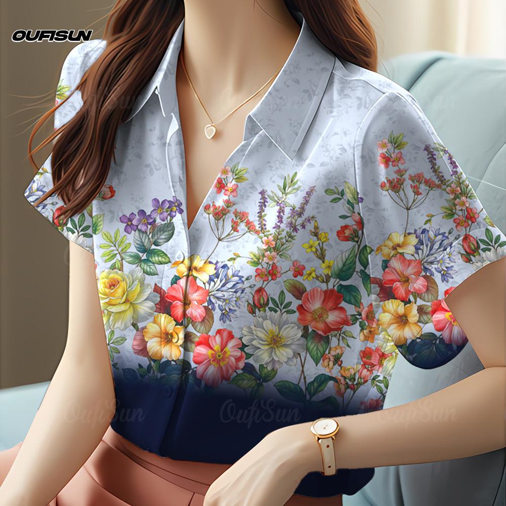 Floral Chiffon Blouse - Casual Office Wear for Plus Size Women 5XL
Floral Chiffon Blouse - Casual Office Wear for Plus Size Women 5XL