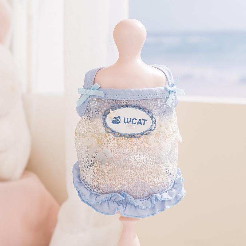 Lace Trim Pet Camisole, Thin Breathable Summer Clothes for Cats & Small Dogs, 5 Sizes for Daily Wear XL: 6-7.5kg
Lace Trim Pet Camisole, Thin Breathable Summer Clothes for Cats & Small Dogs, 5 Sizes for Daily Wear XL: 6-7.5kg