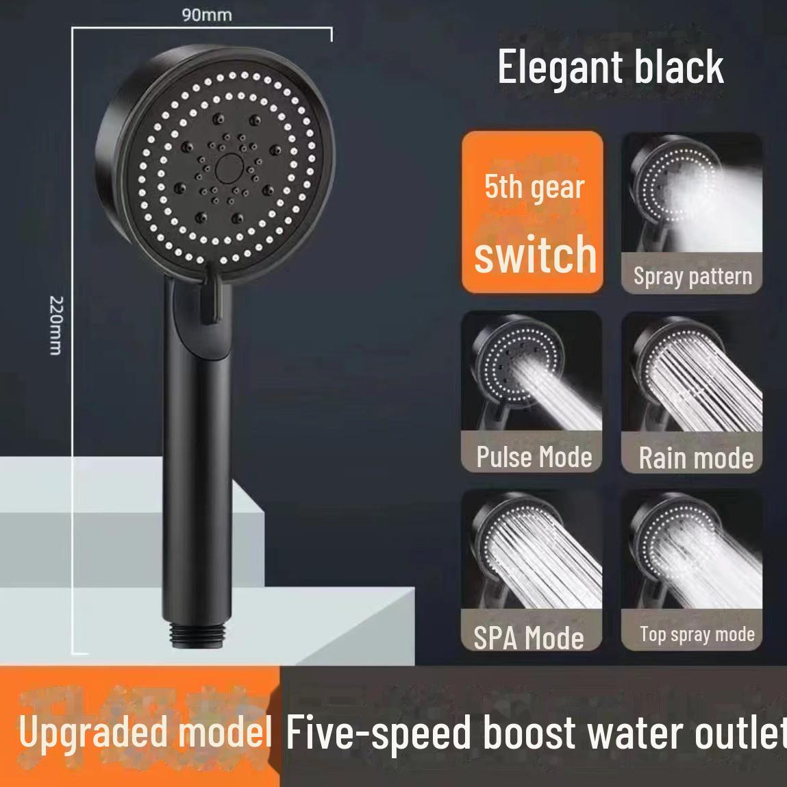 Комплект из 5-скоростного ручного тропического душа высокого давления и смесителя
Комплект из 5-скоростного ручного тропического душа высокого давления и смесителя