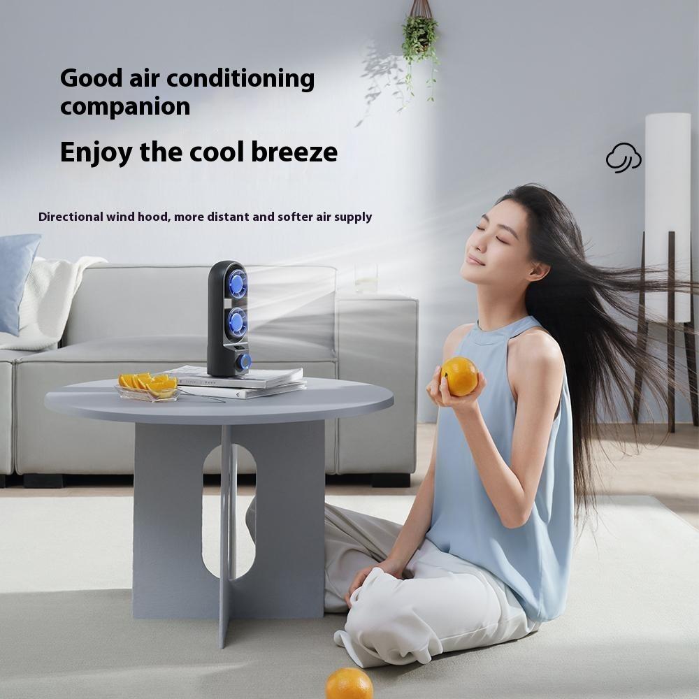 F84 Summer Cooling Fan 100-Gear Adjustable Desktop Dual Turbo Fan Head Cooler White+Grey
F84 Summer Cooling Fan 100-Gear Adjustable Desktop Dual Turbo Fan Head Cooler White+Grey