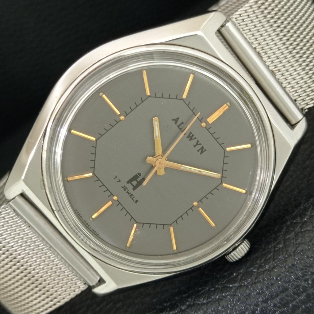 VINTAGE ALLWYN 6300A HAND-WINDING INDIA MENS ORIGINAL DIAL WATCH a708115-1
VINTAGE ALLWYN 6300A HAND-WINDING INDIA MENS ORIGINAL DIAL WATCH a708115-1