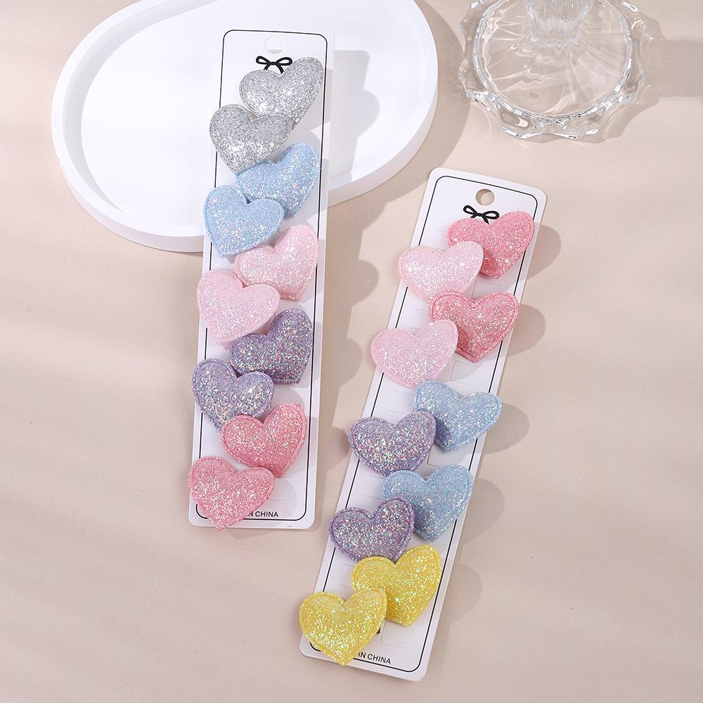 10pcs cartoon children s colorful mini hairpins heart shape BB hair bangs hairpin girl candy duckbill clip cute hair accessories
10pcs cartoon children s colorful mini hairpins heart shape BB hair bangs hairpin girl candy duckbill clip cute hair accessories