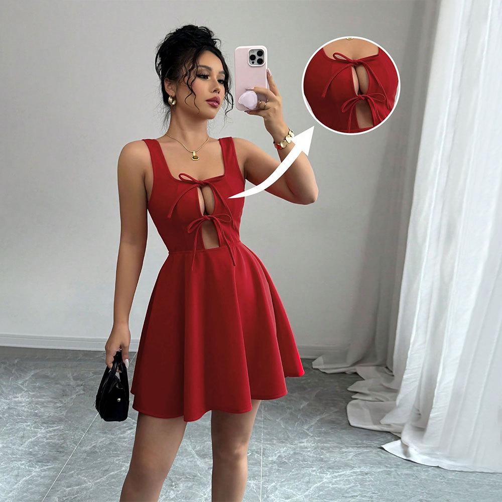 2025 Summer Cross-Border Women s Sexy Red Square Neck A-Line Spaghetti Strap Mini Dress Large
2025 Summer Cross-Border Women s Sexy Red Square Neck A-Line Spaghetti Strap Mini Dress Large