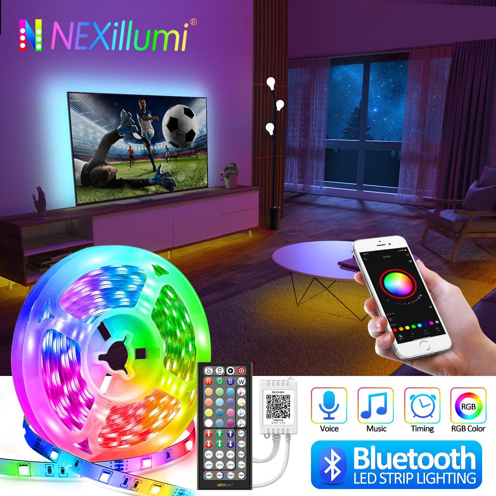 SMD 3535/5050 LED Strip Lights, 5m-40m RGB Bluetooth DIY Ribbon, Color Changing Tape with APP for Home TV Party Christmas Deco 5 m
SMD 3535/5050 LED Strip Lights, 5m-40m RGB Bluetooth DIY Ribbon, Color Changing Tape with APP for Home TV Party Christmas Deco 5 m