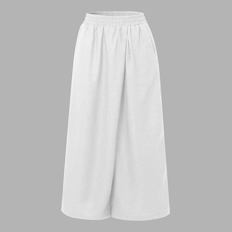 ZANZEA Женские повседневные свободные летние укороченные брюки с эластичной резинкой на талии S белый
ZANZEA Женские повседневные свободные летние укороченные брюки с эластичной резинкой на талии S белый