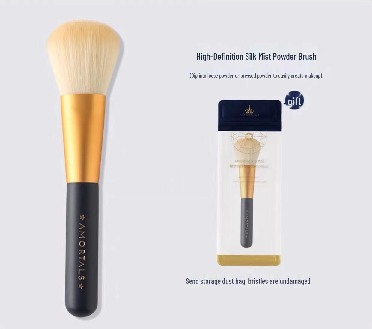 ERMTAO Seamless Concealer & Blush Brush - Round Head for Dark Circles and Tear Troughs, Flat Head for Foundation.
ERMTAO Seamless Concealer & Blush Brush - Round Head for Dark Circles and Tear Troughs, Flat Head for Foundation.