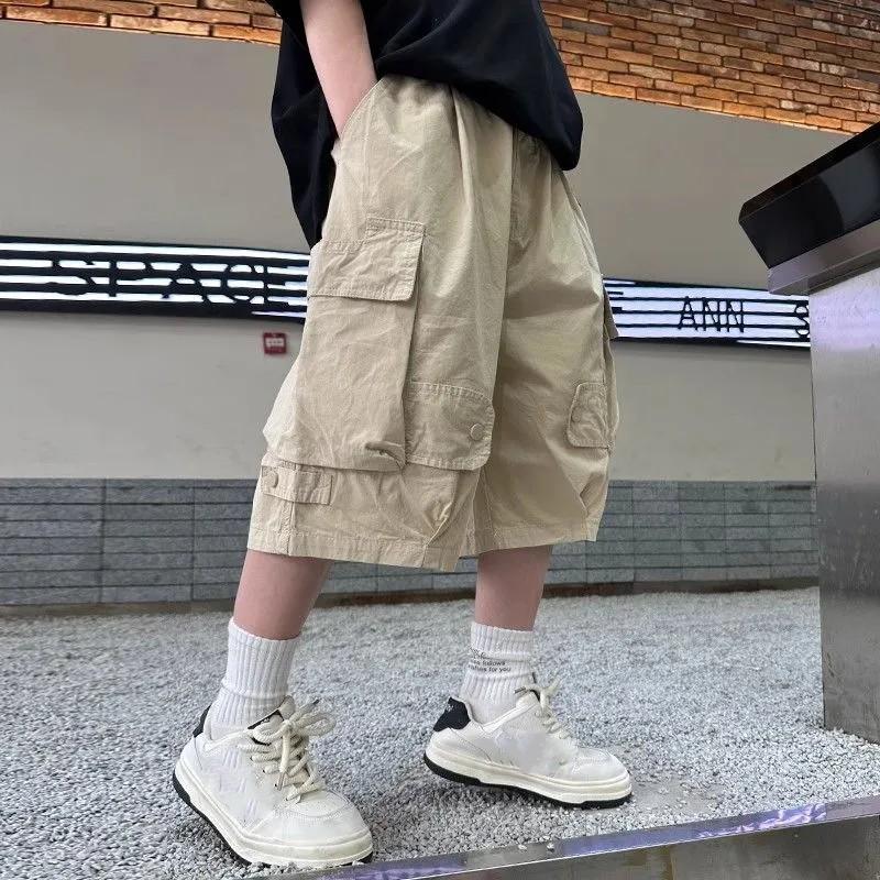 Boys Lightweight Summer Shorts: Oversized, Loose-Fit Workwear Shorts with Multiple Pockets for Older 170
Boys Lightweight Summer Shorts: Oversized, Loose-Fit Workwear Shorts with Multiple Pockets for Older 170