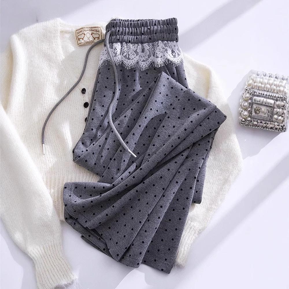 2025 Early Spring Trendy Polka Dot High-Waisted Wide-Leg Pants Extra Large
2025 Early Spring Trendy Polka Dot High-Waisted Wide-Leg Pants Extra Large