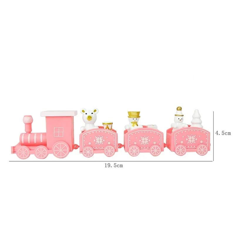 Пластиковый рождественский поезд, украшение для детских игрушек, симпатичный расписной игрушечный поезд с Санта-Клаусом, снеговиком, поделки на Новый год, Рождество, детские подарки розовый
Пластиковый рождественский поезд, украшение для детских игрушек, симпатичный расписной игрушечный поезд с Санта-Клаусом, снеговиком, поделки на Новый год, Рождество, детские подарки розовый