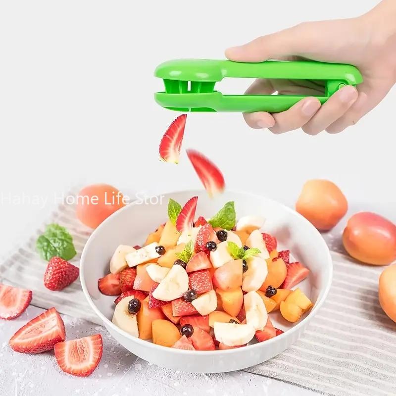 Grape Tomato Cherry Strawberry Cutter, Green Multifunctional Vegetable And Fruit Cutter, No Blade, Creative Kids Supplies
Grape Tomato Cherry Strawberry Cutter, Green Multifunctional Vegetable And Fruit Cutter, No Blade, Creative Kids Supplies