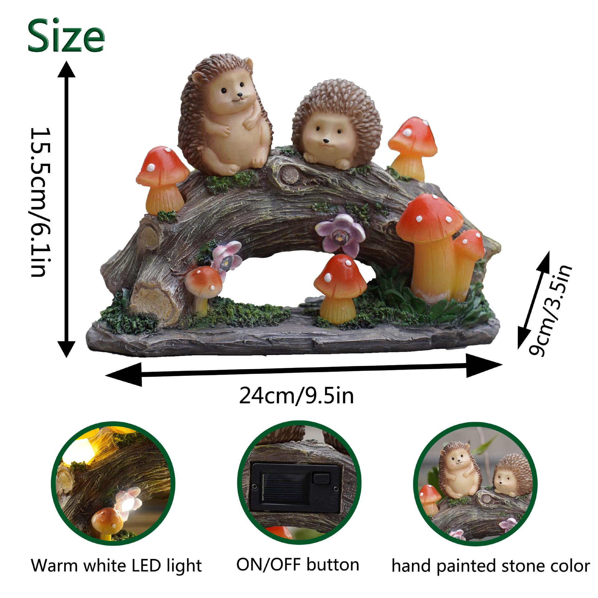 JYL TS/186,Hedgehog Mushroom Resin Craft Factory Direct Wholesale Rural Style LED Solar Light Decor One Size винтовка зеленый
JYL TS/186,Hedgehog Mushroom Resin Craft Factory Direct Wholesale Rural Style LED Solar Light Decor One Size винтовка зеленый