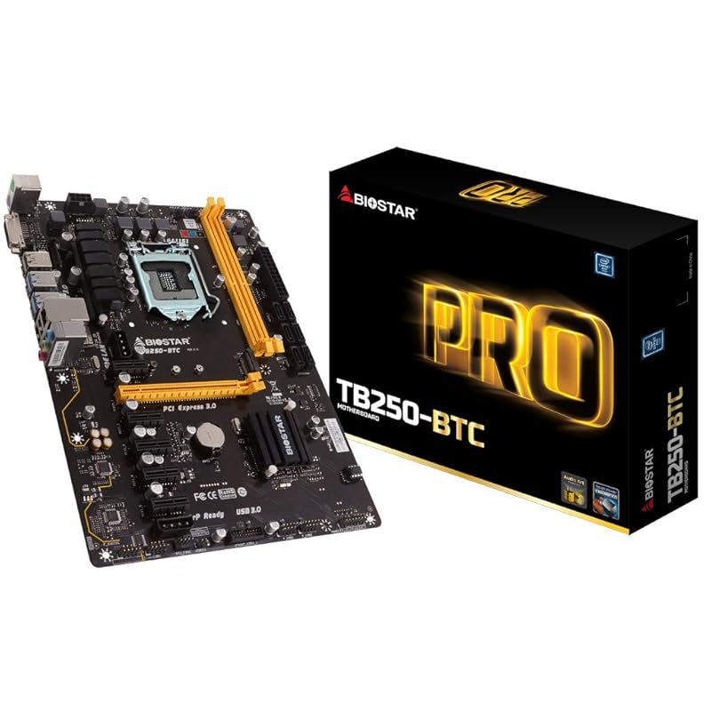 BIOSTAR LGA 1151 Processor compatible Intel B250 Equipped with chipset ATX motherboard TB250-BTC
BIOSTAR LGA 1151 Processor compatible Intel B250 Equipped with chipset ATX motherboard TB250-BTC