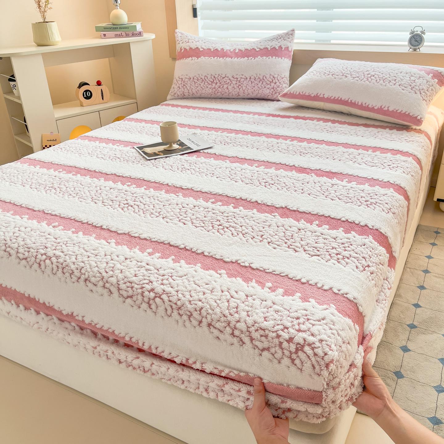 Warm Winter Bed Sheets Fluffy Milk Velvet Jacquard Fleece Luxury Double Queen and King Bed Bed Sheets Without Pillowcase 120x200cm
Warm Winter Bed Sheets Fluffy Milk Velvet Jacquard Fleece Luxury Double Queen and King Bed Bed Sheets Without Pillowcase 120x200cm