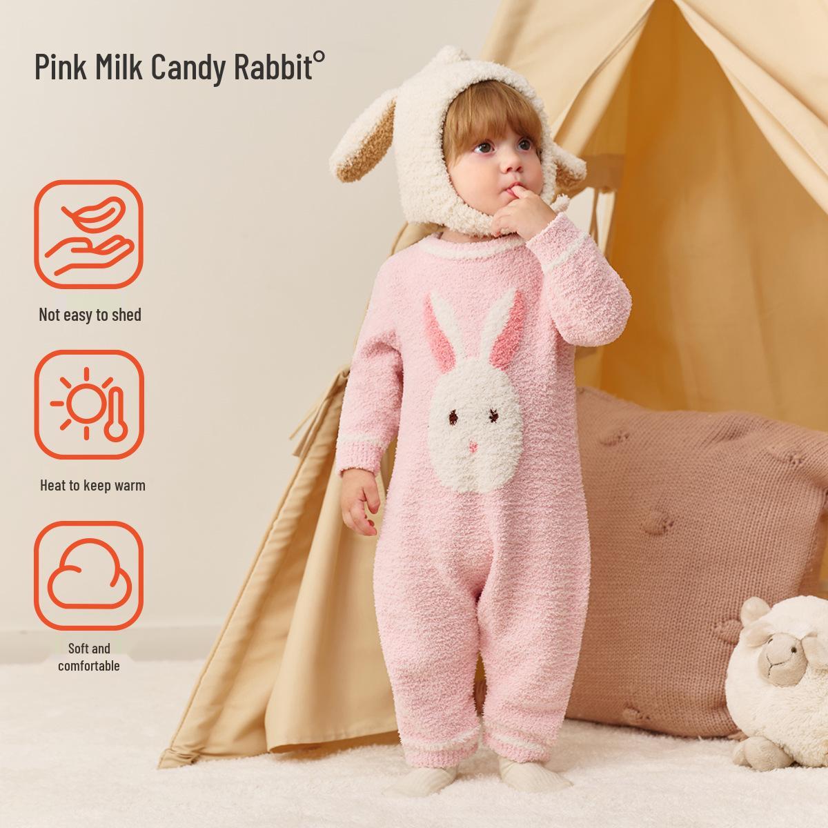 Jingqi Velvet Baby Romper: Warm, Half-Sided Design for Boys and Girls - Perfect for Home or Outdoor Wear in Autumn and Winter 90cm
Jingqi Velvet Baby Romper: Warm, Half-Sided Design for Boys and Girls - Perfect for Home or Outdoor Wear in Autumn and Winter 90cm