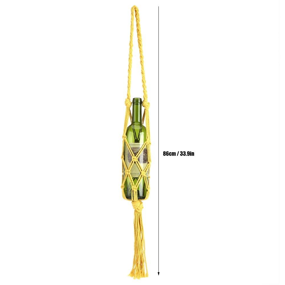 Bohemian Style Bottle Storage Bag Cotton Rope Water Bottle Carrier Hiking Activity жовтий
Bohemian Style Bottle Storage Bag Cotton Rope Water Bottle Carrier Hiking Activity жовтий