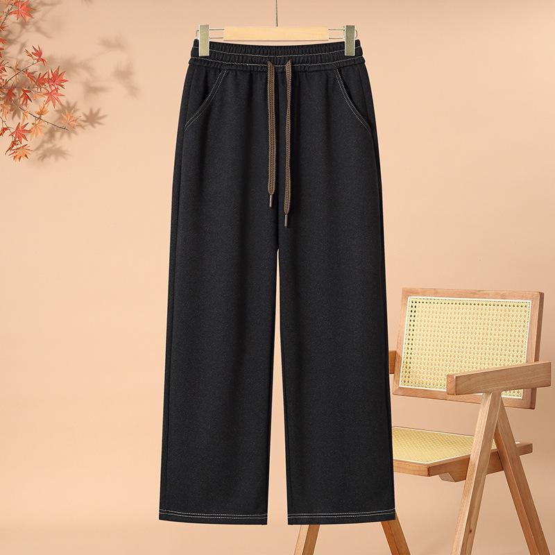 2026 Spring/Fall High-Waist Wide-Leg Pants for Women – Versatile, Loose, and Casual Straight-Leg Design for Middle-Aged Women XL (suggested for 90-105 catties) чорний
2026 Spring/Fall High-Waist Wide-Leg Pants for Women – Versatile, Loose, and Casual Straight-Leg Design for Middle-Aged Women XL (suggested for 90-105 catties) чорний