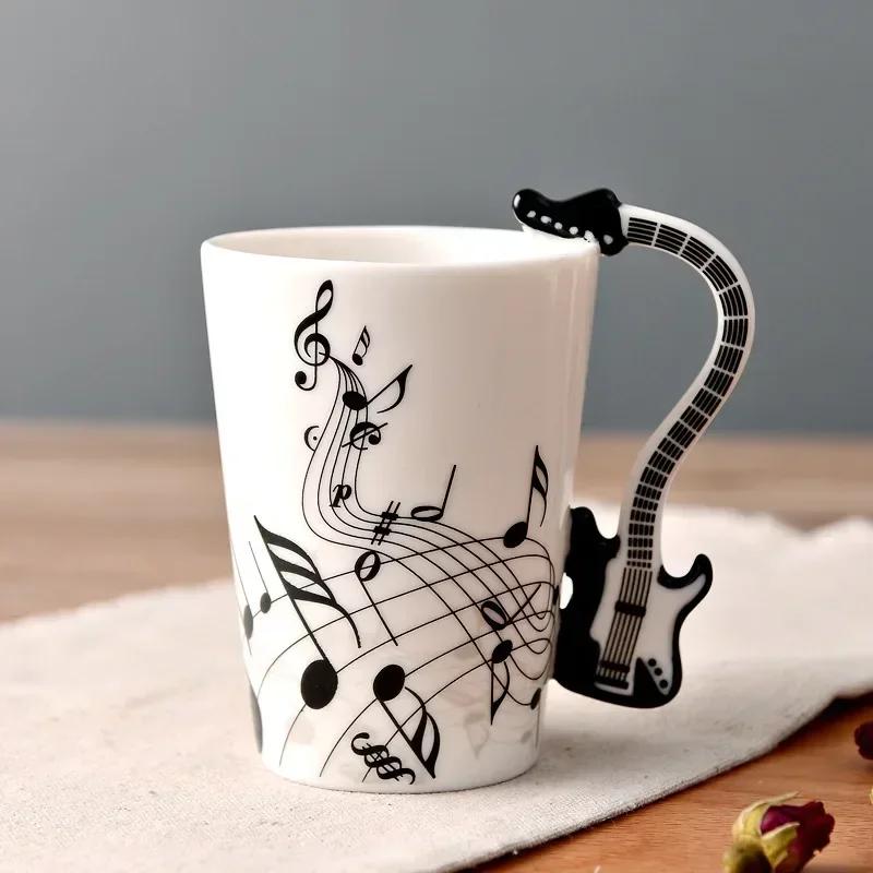 Novelty Music Note Cup Ceramic Guitar Coffee Mugs Personality Tea/Milk/Juice/Lemon Water Bottle Christmas Birthday Gift 240ml
Novelty Music Note Cup Ceramic Guitar Coffee Mugs Personality Tea/Milk/Juice/Lemon Water Bottle Christmas Birthday Gift 240ml