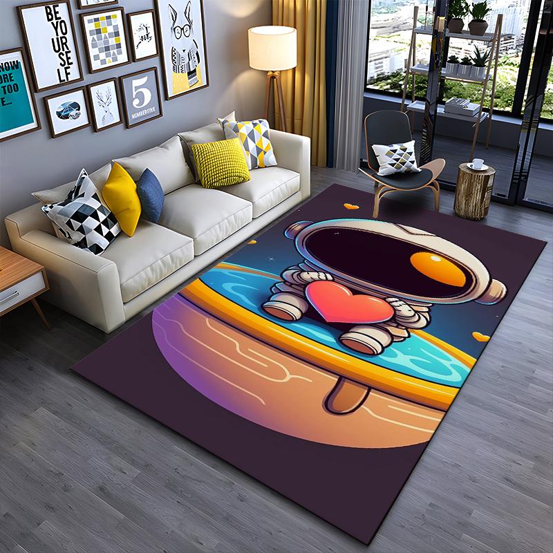 Cute Astronaut Holding Heart on Colorful Background Suitable for use as an anti-slip game mat for living room and bedroom sofas 40x60cm( 15x23in )
Cute Astronaut Holding Heart on Colorful Background Suitable for use as an anti-slip game mat for living room and bedroom sofas 40x60cm( 15x23in )
