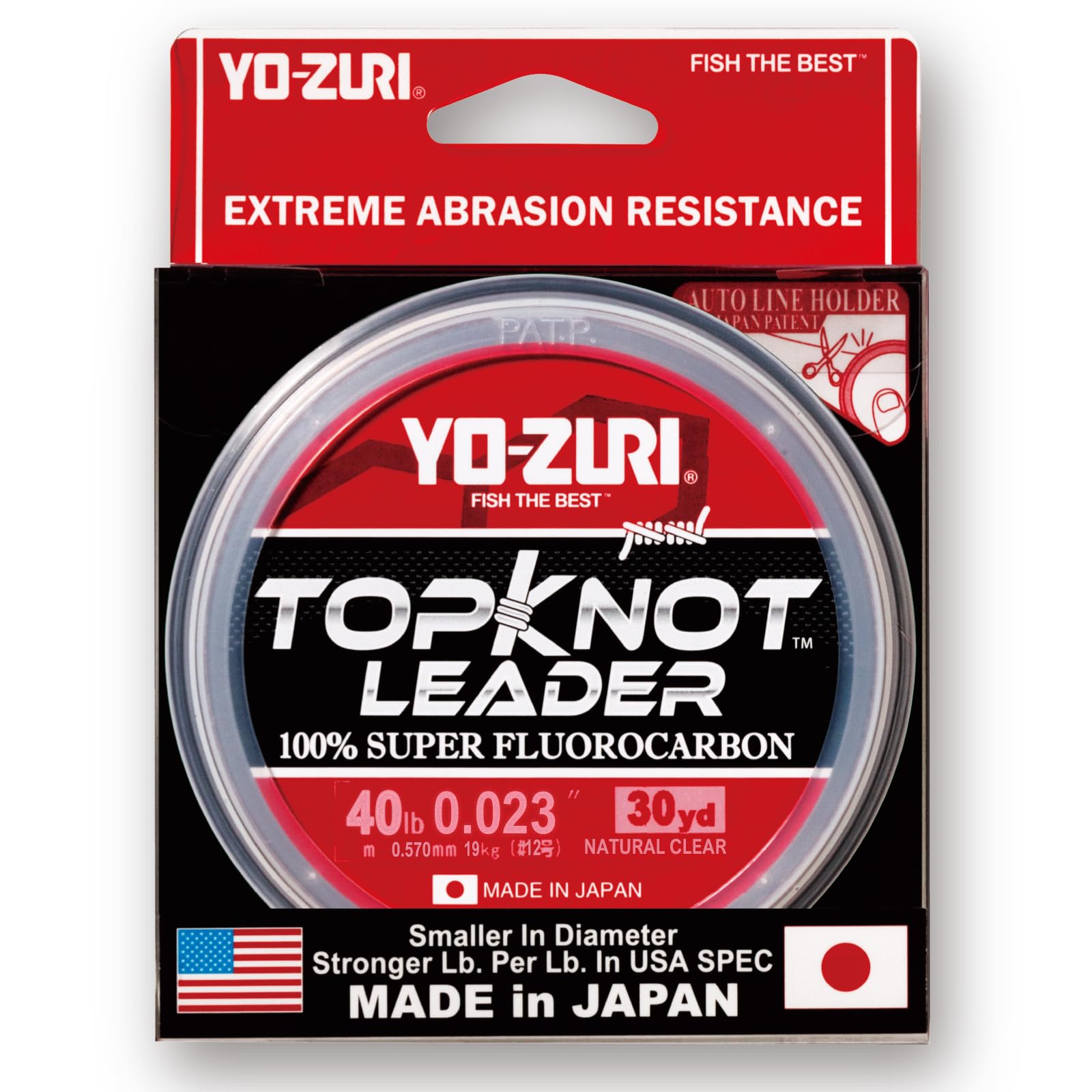Fluorocarbon Line Top Knot Leader 30 YDS 40 Lbs Clear YO-ZURI Color чистый
Fluorocarbon Line Top Knot Leader 30 YDS 40 Lbs Clear YO-ZURI Color чистый