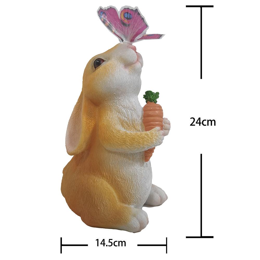 Garden Solar Outdoor Statues Rabbit Light Bunny with Butterfly & 7 Color Change Lamp Patio Easter Ornament for Lawn Balcony
Garden Solar Outdoor Statues Rabbit Light Bunny with Butterfly & 7 Color Change Lamp Patio Easter Ornament for Lawn Balcony