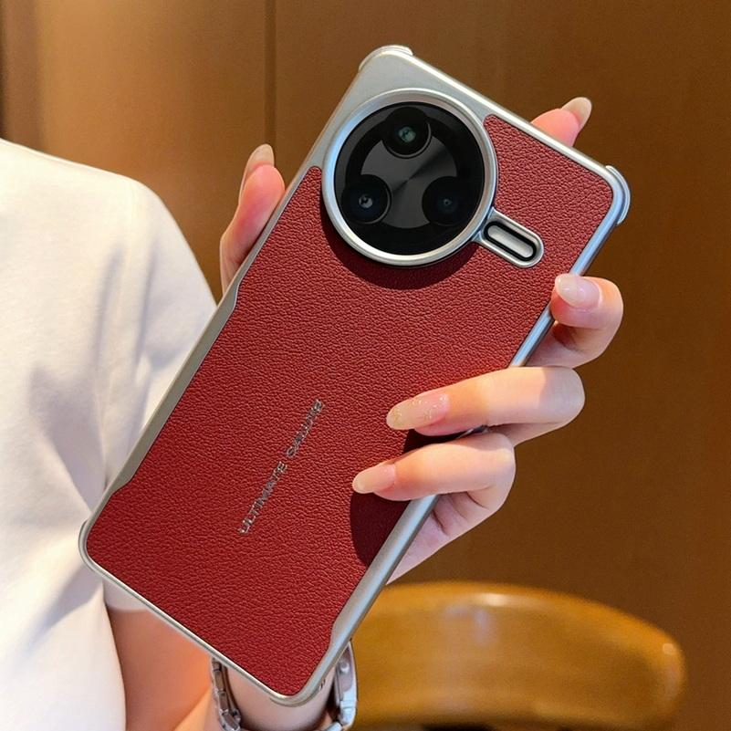 Plain Leather Magnetic Silver Bezel Lens to Heighten Phone Case For Poco F7 Ultra POCO F7 Pro Slim Protection Cover Poco F7 Pro
Plain Leather Magnetic Silver Bezel Lens to Heighten Phone Case For Poco F7 Ultra POCO F7 Pro Slim Protection Cover Poco F7 Pro