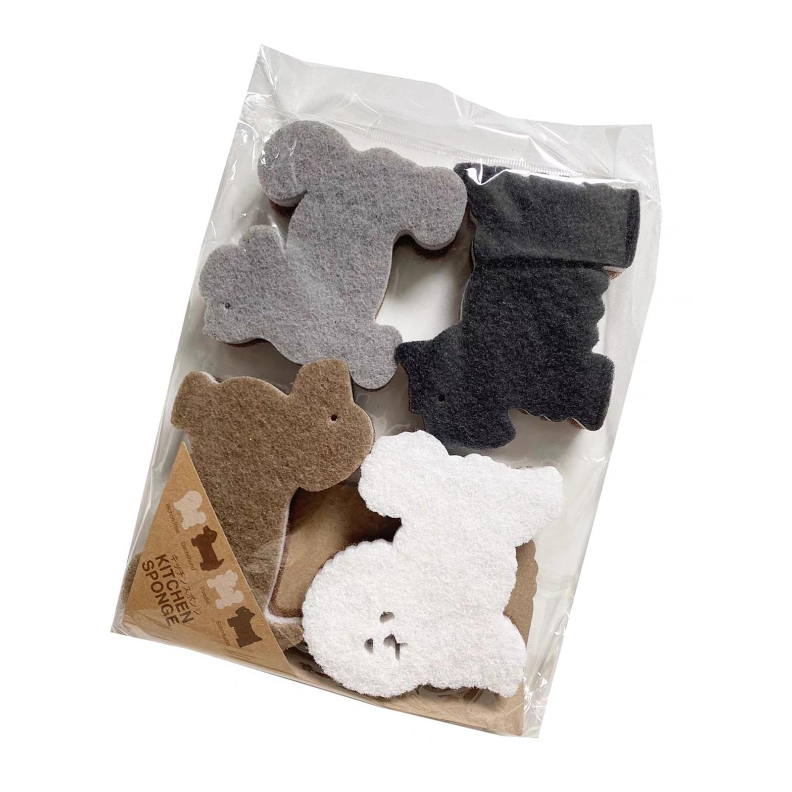 Set Of 4 Fun Dog Themed Kitchen Sponges Washing Helpers Ideal For Removing Stubborn Stains From Dishes 1
Set Of 4 Fun Dog Themed Kitchen Sponges Washing Helpers Ideal For Removing Stubborn Stains From Dishes 1