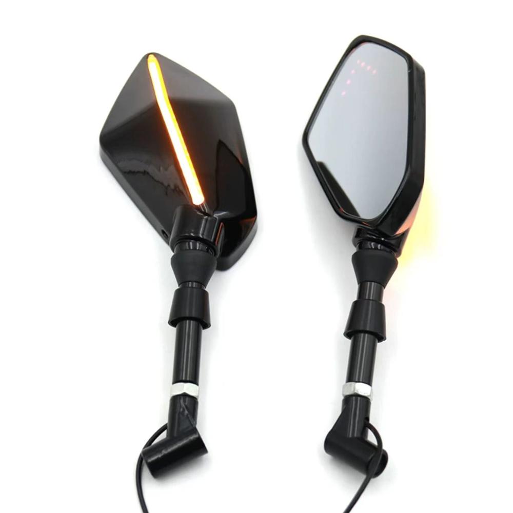 Universal Motorcycle Rearview Mirror With LED Turn Signals Integrated For BMW HP2 Enduro R1150GS ABS Adventure G310R F800GS чорний
Universal Motorcycle Rearview Mirror With LED Turn Signals Integrated For BMW HP2 Enduro R1150GS ABS Adventure G310R F800GS чорний