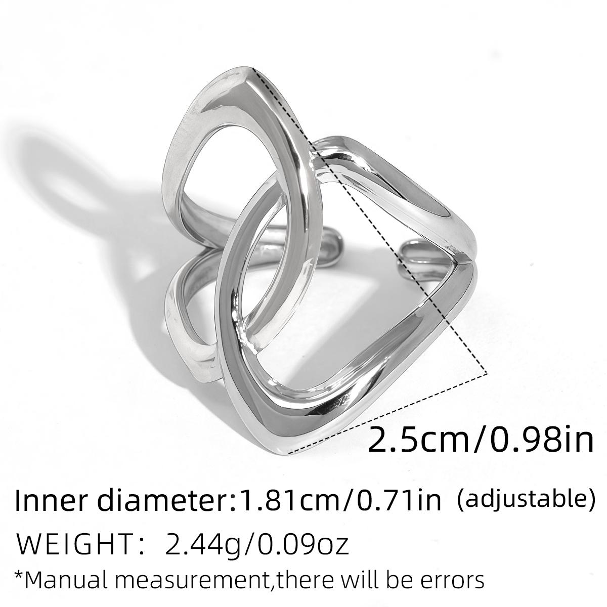 Stainless Steel Irregular Line Rings for Women Men Creative Gold Color Adjustable Opening Rings Female Statement Zircon Gifts resizable
Stainless Steel Irregular Line Rings for Women Men Creative Gold Color Adjustable Opening Rings Female Statement Zircon Gifts resizable