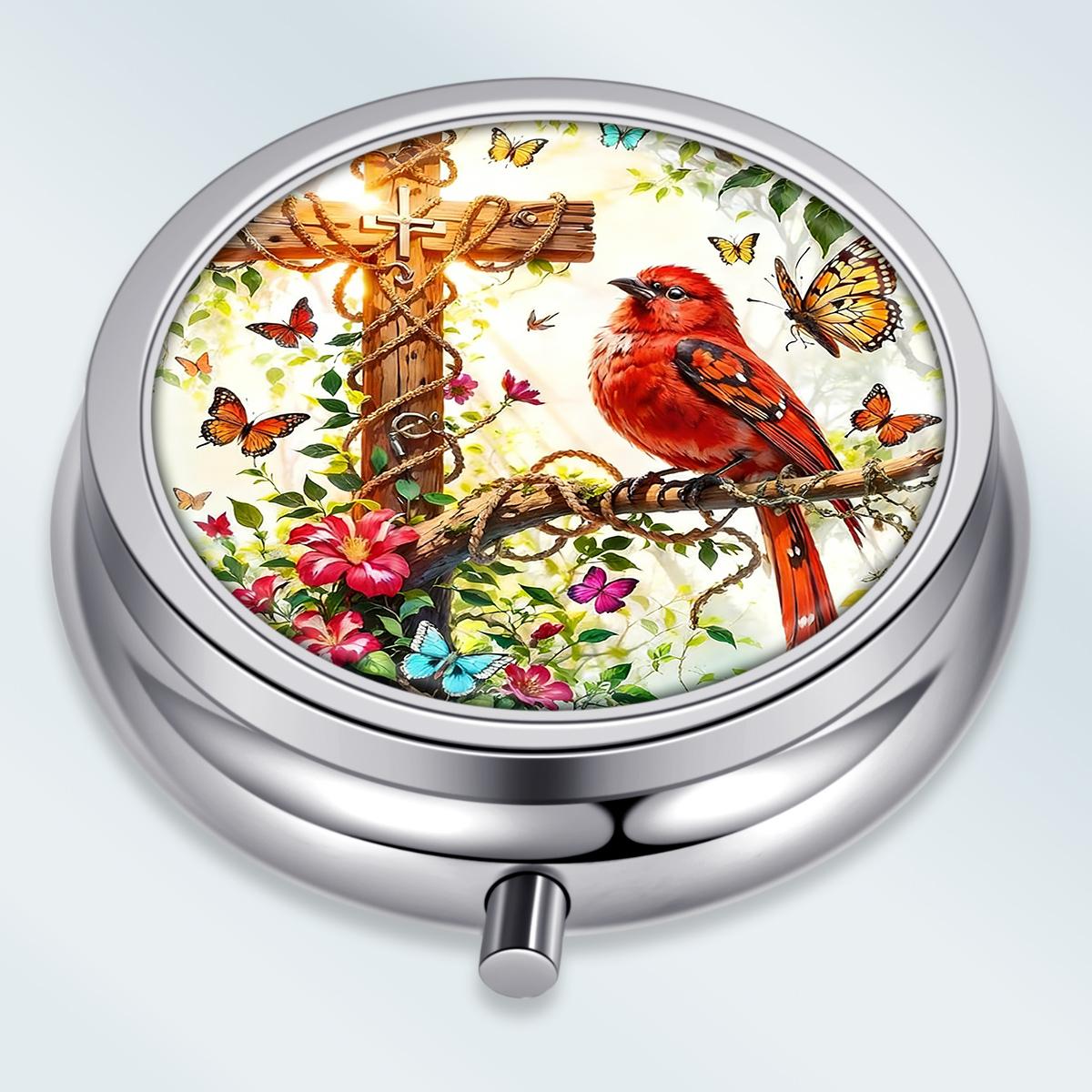 Portable Pill Box with 3 Compartments, Mini Metal Medicine Organizer Case, Cute Printed Pill Container for Vitamins, Pills, Jewelry, Travel, Daily Use разноцветный
Portable Pill Box with 3 Compartments, Mini Metal Medicine Organizer Case, Cute Printed Pill Container for Vitamins, Pills, Jewelry, Travel, Daily Use разноцветный