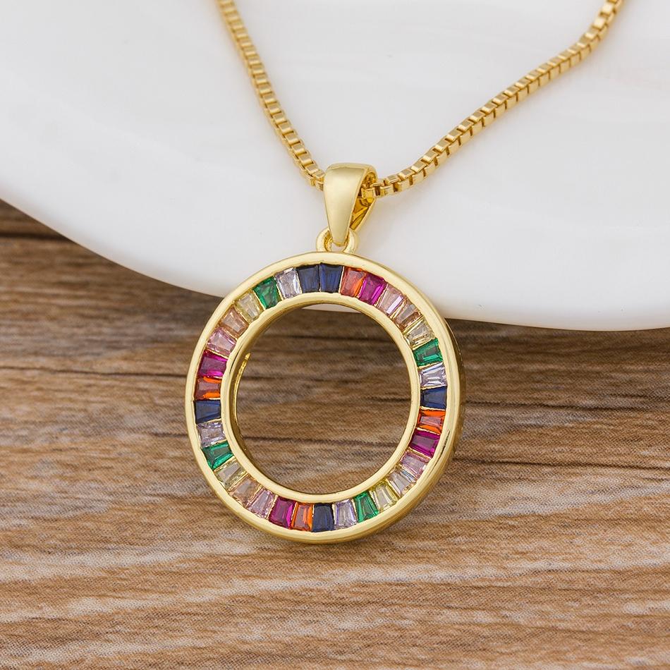 Nidin Fashion Rainbow Necklace Multicolor Pendants Charm Jewelry Long Chain Necklace For Women Fine Birthday Party Gift
Nidin Fashion Rainbow Necklace Multicolor Pendants Charm Jewelry Long Chain Necklace For Women Fine Birthday Party Gift