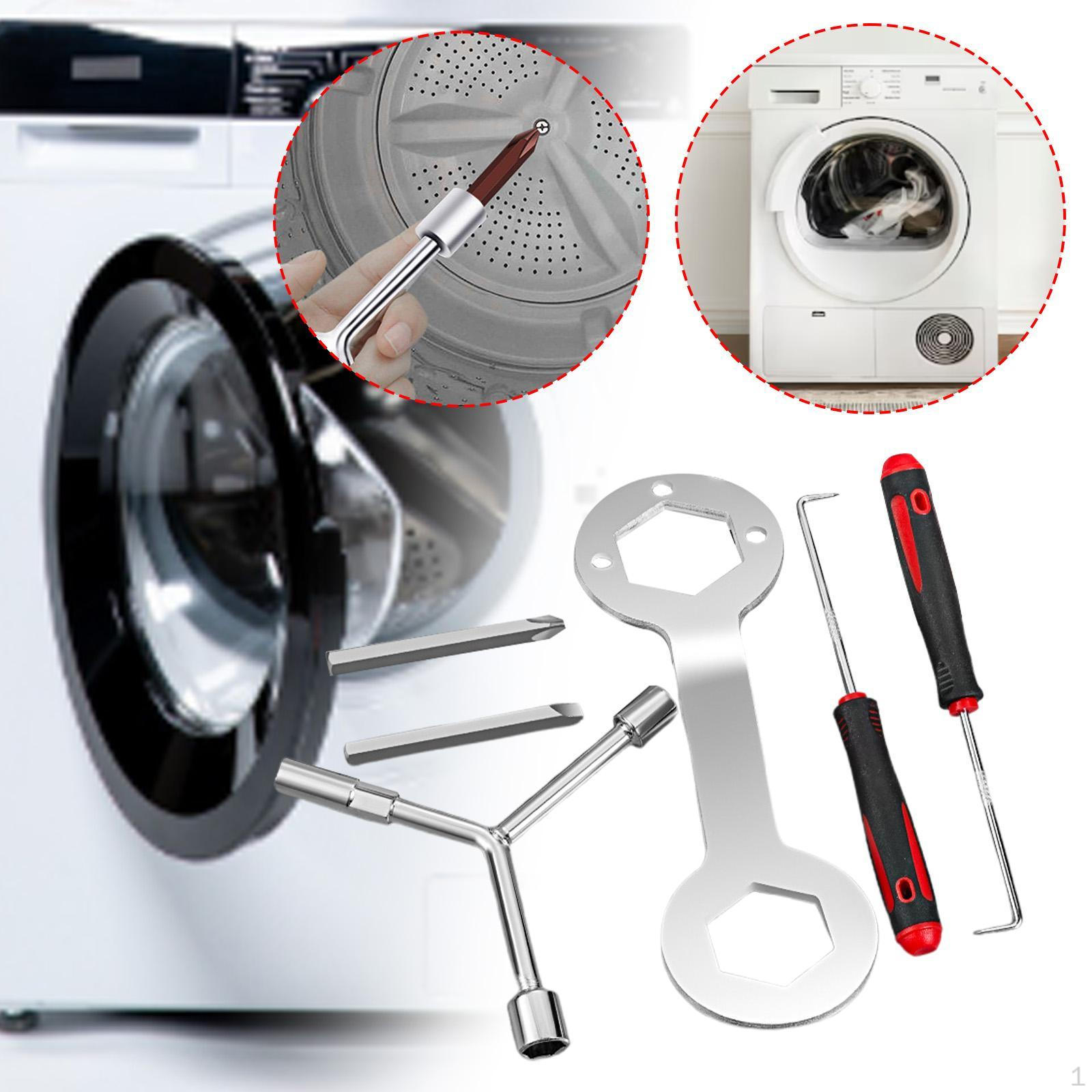 Maintenance Kit for Washing Machines with Y-key Hooks And Screwdrivers Cleaning 6 pieces
Maintenance Kit for Washing Machines with Y-key Hooks And Screwdrivers Cleaning 6 pieces