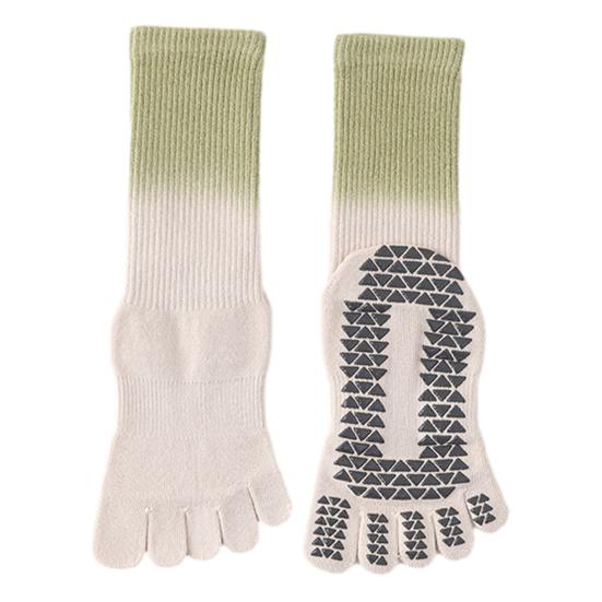 1 Pair Yoga Toe Socks with Non-slip Gripper Moisture Wicking Mid-calf Socks Women Ballet Dance Pilates Cotton 5-Toe Crew
1 Pair Yoga Toe Socks with Non-slip Gripper Moisture Wicking Mid-calf Socks Women Ballet Dance Pilates Cotton 5-Toe Crew