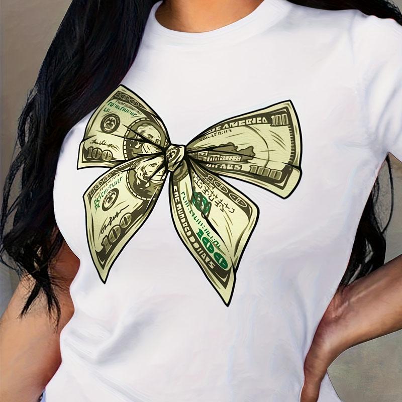 Модные футболки с принтом Bowknot С круглым вырезом и коротким рукавом Летняя повседневная спортивная футболка Женские топы Рубашка для бега
Модные футболки с принтом Bowknot С круглым вырезом и коротким рукавом Летняя повседневная спортивная футболка Женские топы Рубашка для бега