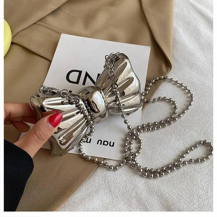 Metal Mini Bow Crossbody Bags For Women Fashion Silver Gold Shoulder Bag Women Bags Clutch Bag Lipstick Purses Coin Bags New
Metal Mini Bow Crossbody Bags For Women Fashion Silver Gold Shoulder Bag Women Bags Clutch Bag Lipstick Purses Coin Bags New
