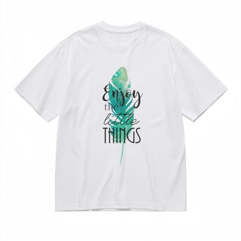 Women s Comfy Classic T-Shirt Minimalist Feather and Life Quote Design Tee M
Women s Comfy Classic T-Shirt Minimalist Feather and Life Quote Design Tee M