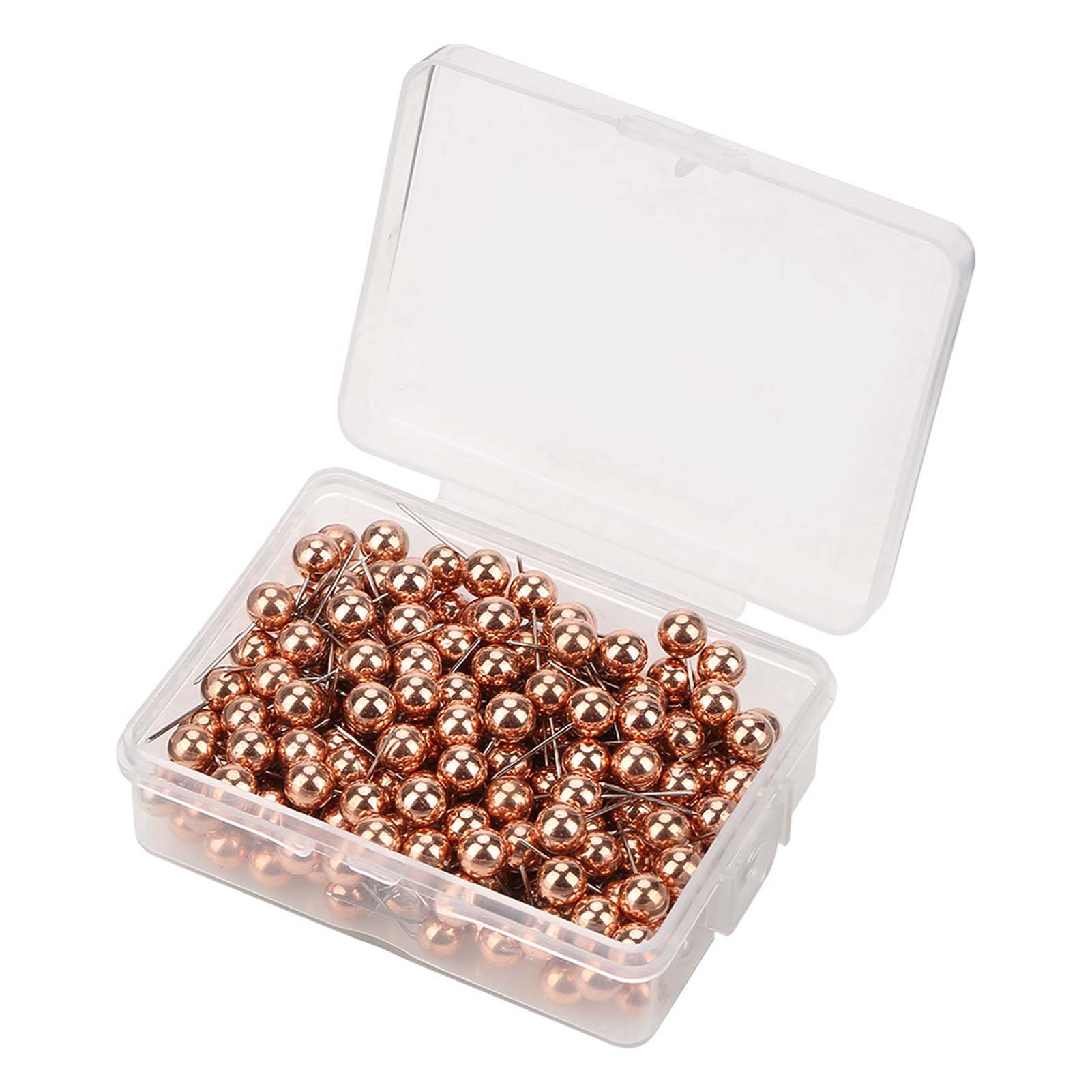 200pcs Round Ball Plastic Pushpin Thumbtack Pins Decorative DIY Tool Rose gold
200pcs Round Ball Plastic Pushpin Thumbtack Pins Decorative DIY Tool Rose gold