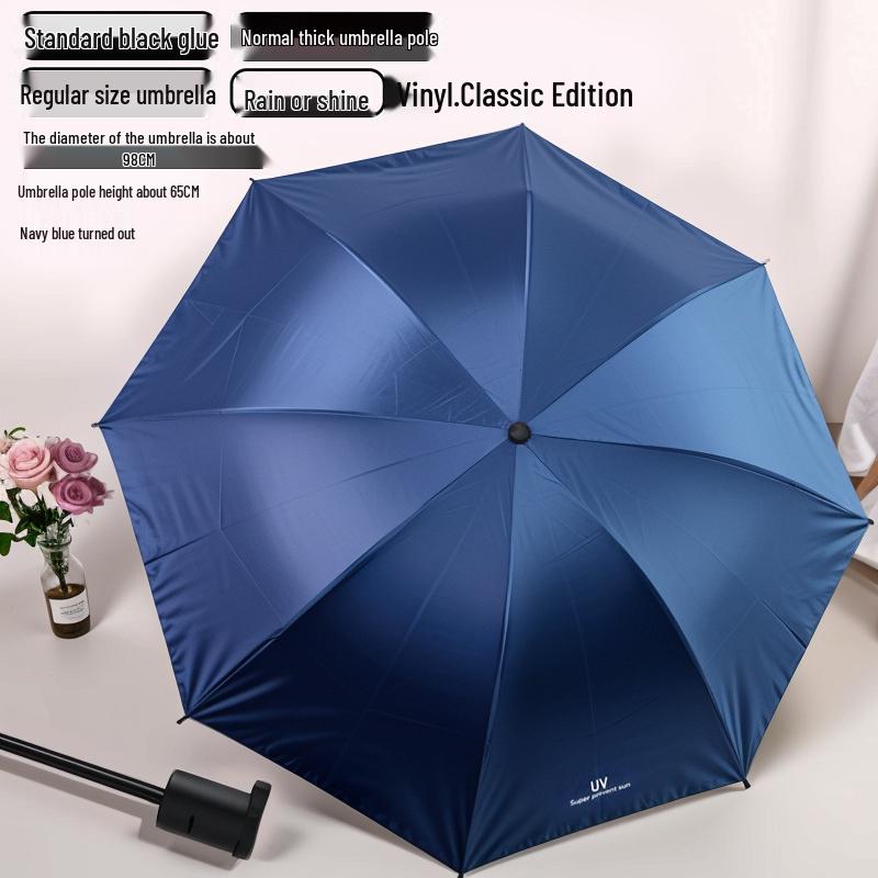 Double Size 12-Rib Folding Umbrella for Sun and Rain, Anti-UV, for Three People
Double Size 12-Rib Folding Umbrella for Sun and Rain, Anti-UV, for Three People